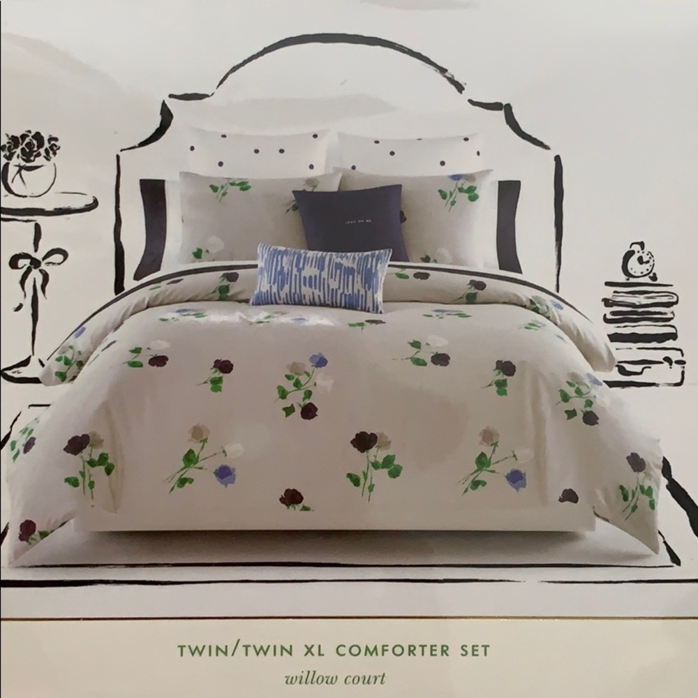 NWT Kate Spade Twin Comforter Set